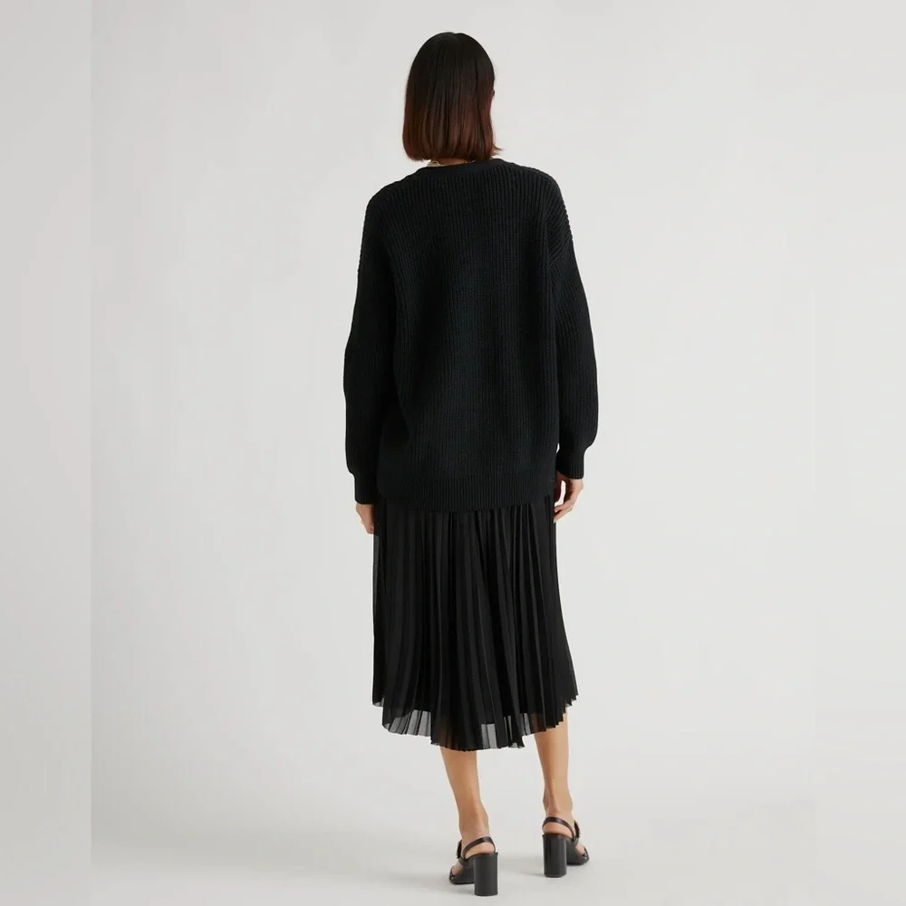 Quince Black Women's Cardigan Sweater - Picture 7 of 12